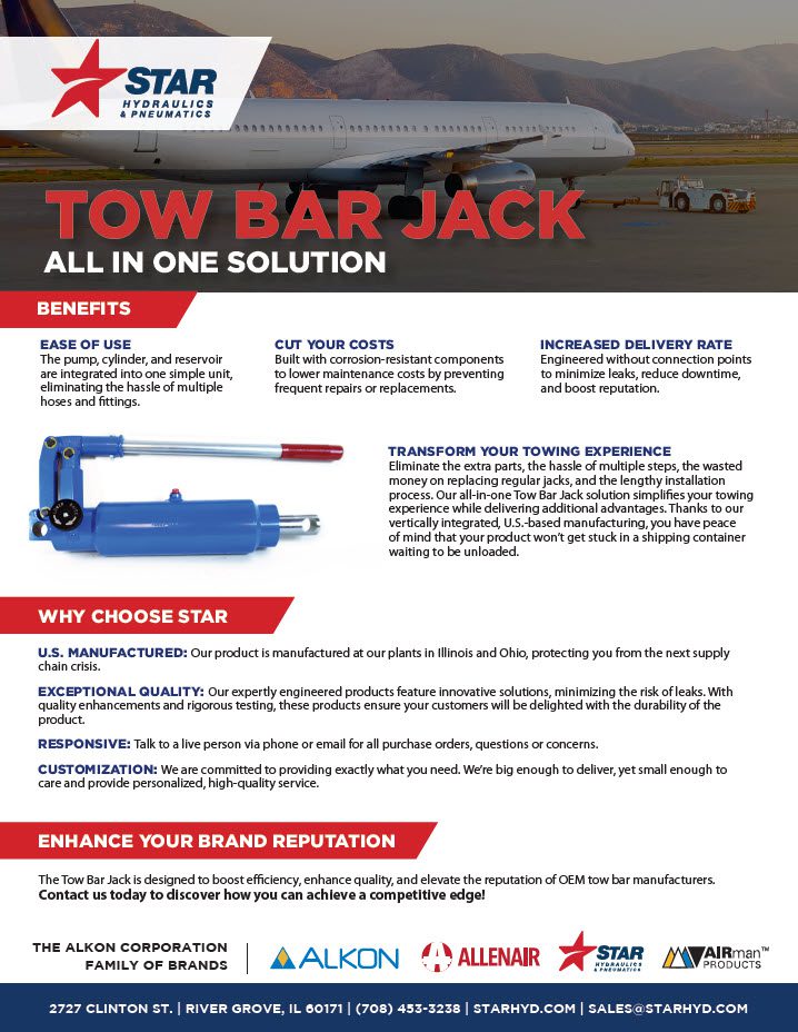 Alkon Tow Bar Jack Sell Sheet Cover Image